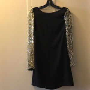 Parker Black Sequin Dress